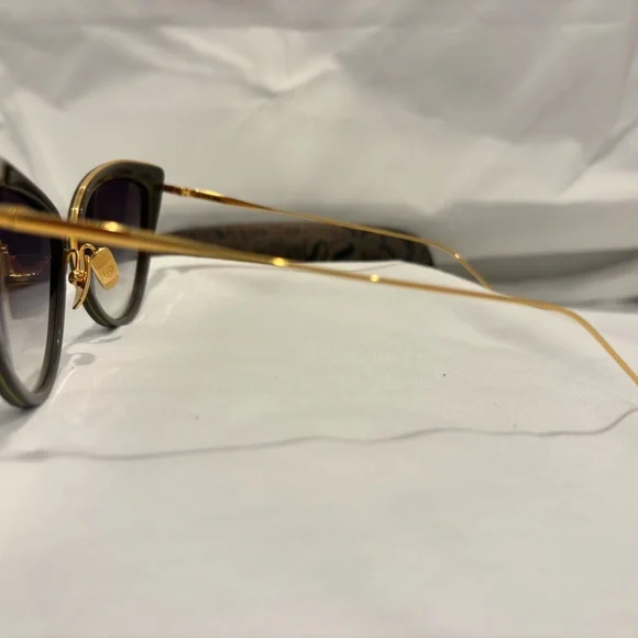 NEW! DITA HEARTBREAKER 2207-D-GRY-GLD-56; GRY & GOLD FRAME W  display picture 1